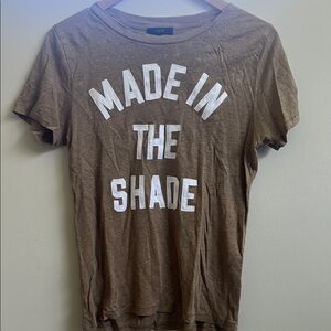 J. Crew Brown Short Sleeve Tee Made in the Shade